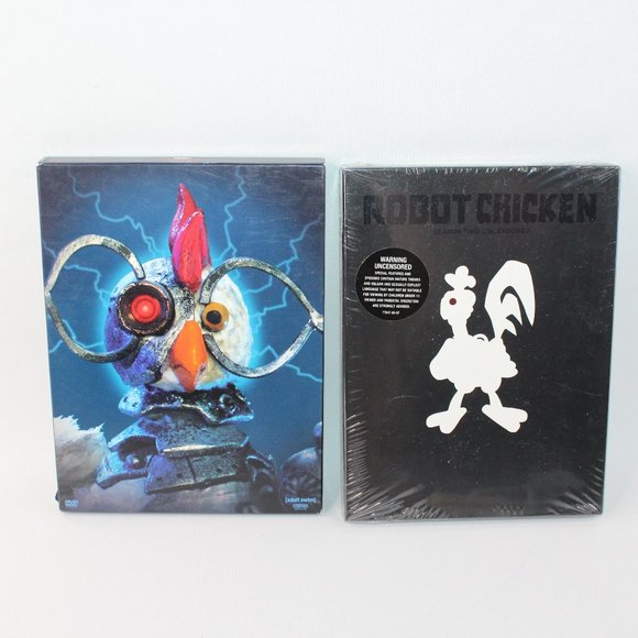 Warner Bros. Other - Robot Chicken Season 1 & 2 DVDs 2006 2007